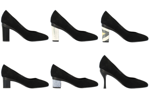chaussures avec talon amovible