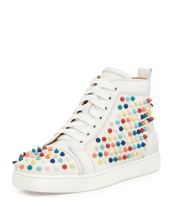 Louboutin-louis-spikes-calfskin-high-top-sneaker-4